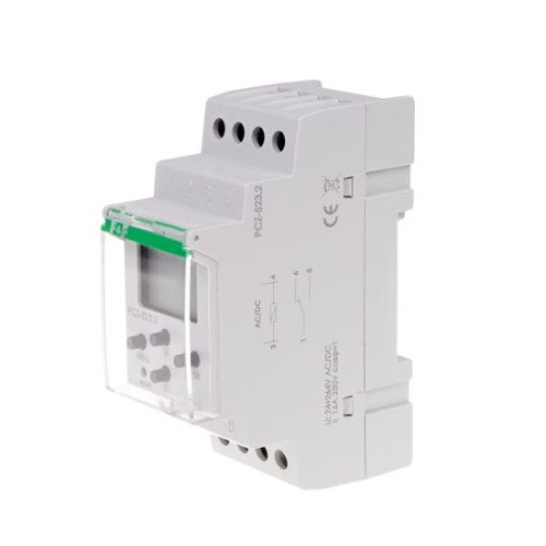 Zegar sterujący programowalny impulsowy (szkolny) - 2 linie programowe PCZ-523 F&F