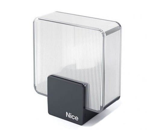 Lampa Sygnalizacyjna Migająca Ostrzegawcza LED Nice 12V/24V 12V 24V ELDC BLUEBUS z wbudowaną anteną 433,92MHz