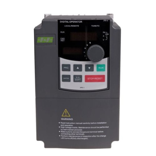 Falownik jednofazowy Uwe=230V AC, Iwe=8,2A, Uwy=3x230V AC, Iwy=7A, Pmax=0,75kW FA-1LX007 F&F