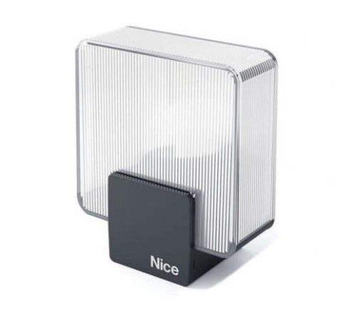 Lampa Sygnalizacyjna Migająca Ostrzegawcza LED Nice 230V ELAC BLUEBUS z wbudowaną anteną 433,92MHz