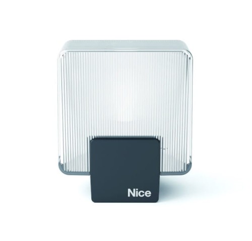 Lampa Sygnalizacyjna Migająca Ostrzegawcza LED Nice 230V ELAC BLUEBUS z wbudowaną anteną 433,92MHz