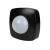 Czujnik ruchu PIR z funkcją obecności, IP-65, sufitowy, 360°, 10A, 230V, czarny DR-09B-IP65 F&F