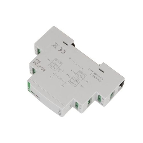 Przekaźnik bistabilny grupowy z pamięcią, na szynę DIN, 24V BIS-412M-24V F&F