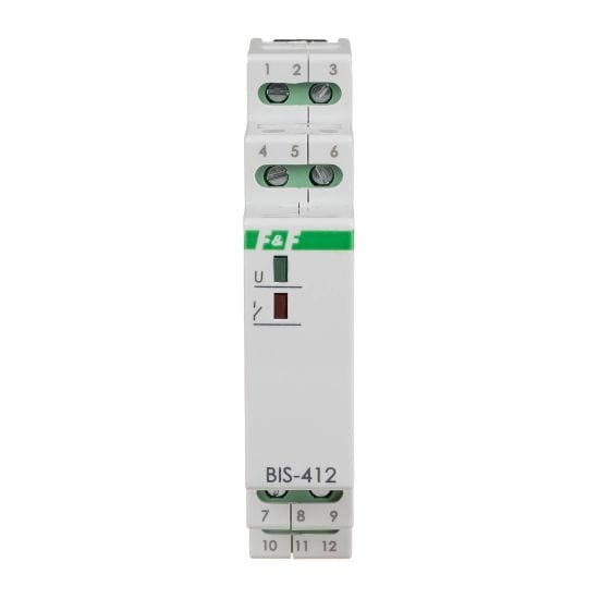 Przekaźnik bistabilny grupowy z pamięcią, na szynę DIN, 24V BIS-412M-24V F&F