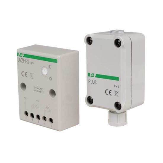 Automat zmierzchowy z zewnętrzną sondą hermetyczną AZ-PLUS; 12V AZH-S-PLUS-12V F&F