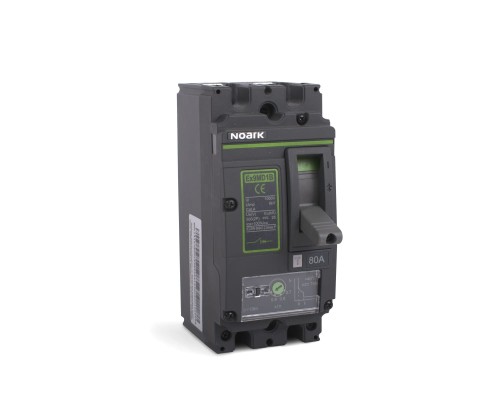 Wyłącznik mocy AC MCCB, termomagnetyczny, wielkość M1, Icu=Ics=100kA, In=32A, 2P Ex9M1H TM 32 2P EU 114020 Noark kompaktowy