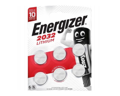 Bateria specjalistyczna Energizer MAX CR2032 CR-2032 CR 2032 DL2032 ECR2032 3V 6 sztuk blister baterie litowe litowa płaska guzikowe pastylkowe pastylki