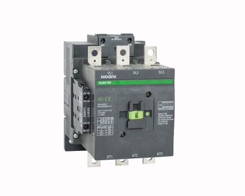 Stycznik, 3-bieg., 115A AC-3, nap. cewki 380V AC/DC, 2NO+2NC wbudowane styki pomocnicze Ex9C115 22 3P 380V AC/DC 106215 Noark przemysłowy