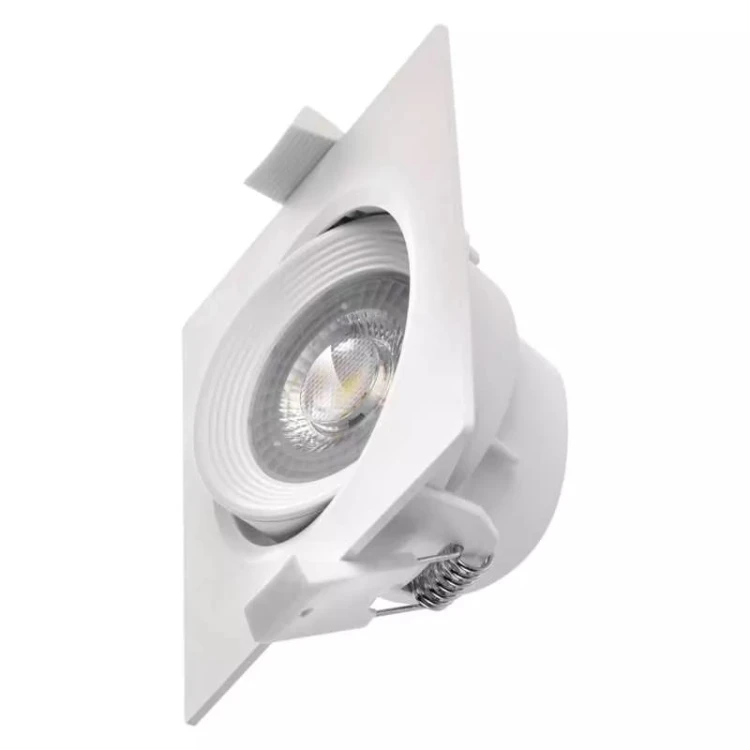 Oczko sufitowe LED kwadratowe 5W MONI LED D 03861 Struhm Ideus 3000K/4300K/6500K wpuszczane do zabudowy sufitu podwieszanego lampa oprawa ciepła dzienna neutralna zimna biel biały