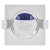 Oczko sufitowe LED kwadratowe 5W MONI LED D 03861 Struhm Ideus 3000K/4300K/6500K wpuszczane do zabudowy sufitu podwieszanego lampa oprawa ciepła dzienna neutralna zimna biel biały