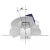 Oczko sufitowe LED kwadratowe 5W MONI LED D 03861 Struhm Ideus 3000K/4300K/6500K wpuszczane do zabudowy sufitu podwieszanego lampa oprawa ciepła dzienna neutralna zimna biel biały