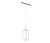 Lampa ogrodowa tarasowa Przenośna Latarenka Zewnętrzna Nowoczesna PICNIC LED white 8178 NOWODVORSKI Lighting IP54 aluminium metalowa na taras balkon do ogrodu jednostronna oświetlenie zewnętrzne wewnętrzne z akumulatorem i ładowarką biała
