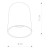 Sufitowa oprawa lampa punktowa EYE TONE BLACK/GOLD GU10 8931 NOWODVORSKI Lighting tuba spot natynkowa nowoczesna oświetleniowa Premium czarno złota miedziana