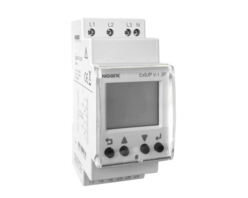 Przekaźnik monitorujący napięcie, 3P z wyświetlaczem LCD Ex9JP V-1 3P 114568 Noark