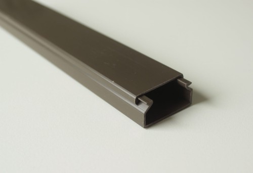 Listwa PCV 17x15  LBC1715 Elmark 2m brązowa ciemna elektroinstalacyjna korytko koryto kanał kablowy