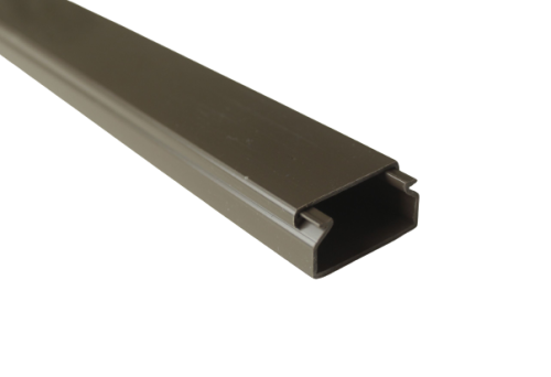 Listwa PCV 17x15  LBC1715 Elmark 2m brązowa ciemna elektroinstalacyjna korytko koryto kanał kablowy