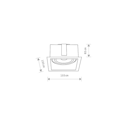 Lampa sufitowa podtynkowa punktowa MOD WHITE I 9413 NOWODVORSKI Lighting GU10 ES111 Downlight oświetleniowa nowoczesna sufitowa metal biała do regipsu pojedyncza Inspiracje Premium