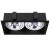 Lampa sufitowa podtynkowa punktowa MOD BLACK II 9416 NOWODVORSKI Lighting 2x GU10 ES111 Downlight oświetleniowa nowoczesna sufitowa metal czarna do regipsu podwójna Inspiracje Premium
