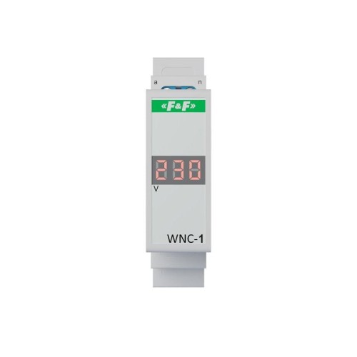 Modułowy wskaźnik napięcia - 1 fazowy LCD WNC-1 F&F