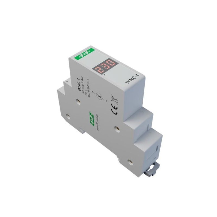 Modułowy wskaźnik napięcia - 1 fazowy LCD WNC-1 F&F