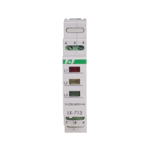 Lampka kontrolna zasilania - trójfazowa LK-713R LK-713R F&F