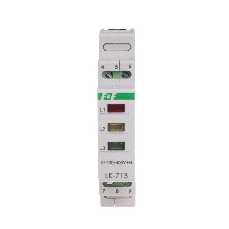 Lampka kontrolna zasilania - trójfazowa LK-713R LK-713R F&F