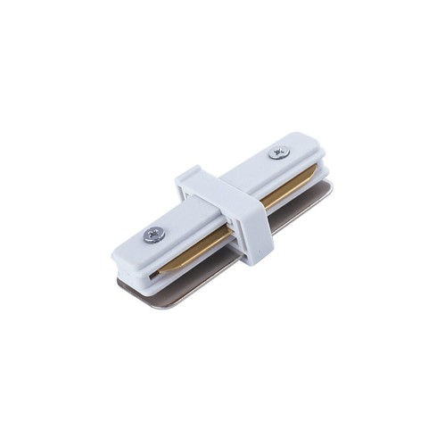 Łącznik do szynoprzewodu środkowy prosty PROFILE STRAIGHT CONNECTOR WHITE 9454 NOWODVORSKI Lighting Loft nowoczesna sufitowy ścienny do oświetlenie szynowe listwa natynkowa szynoprzewodów 230V złączka biały Inspiracje Premium