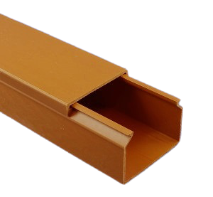 Listwa PCV 32x25 LBJ3825 Elmark 2m brązowa jasna elektroinstalacyjna korytko koryto kanał kablowy