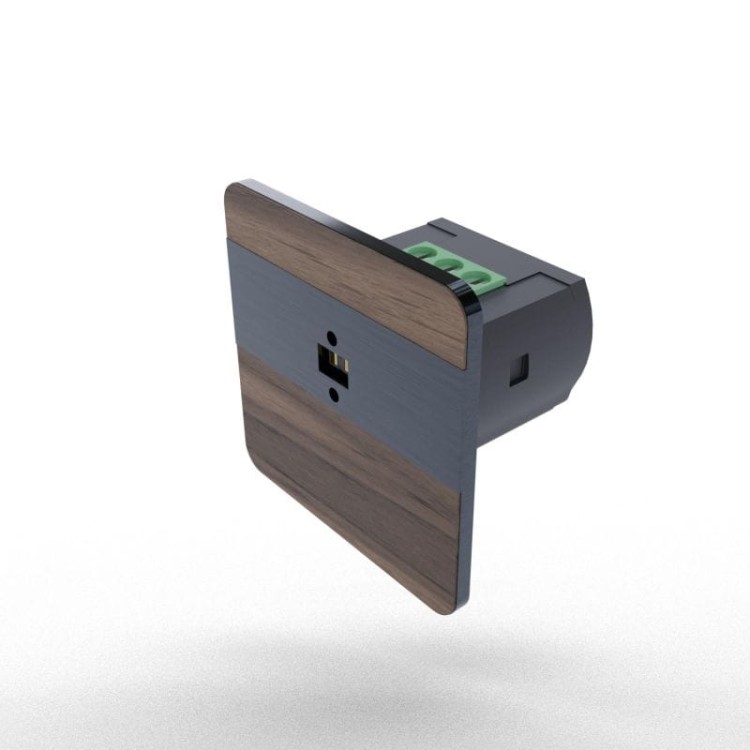 Laserowy czujnik odległości DRL-12, czujnik ruchu, orzech-antracyt DRL-12-49 F&F