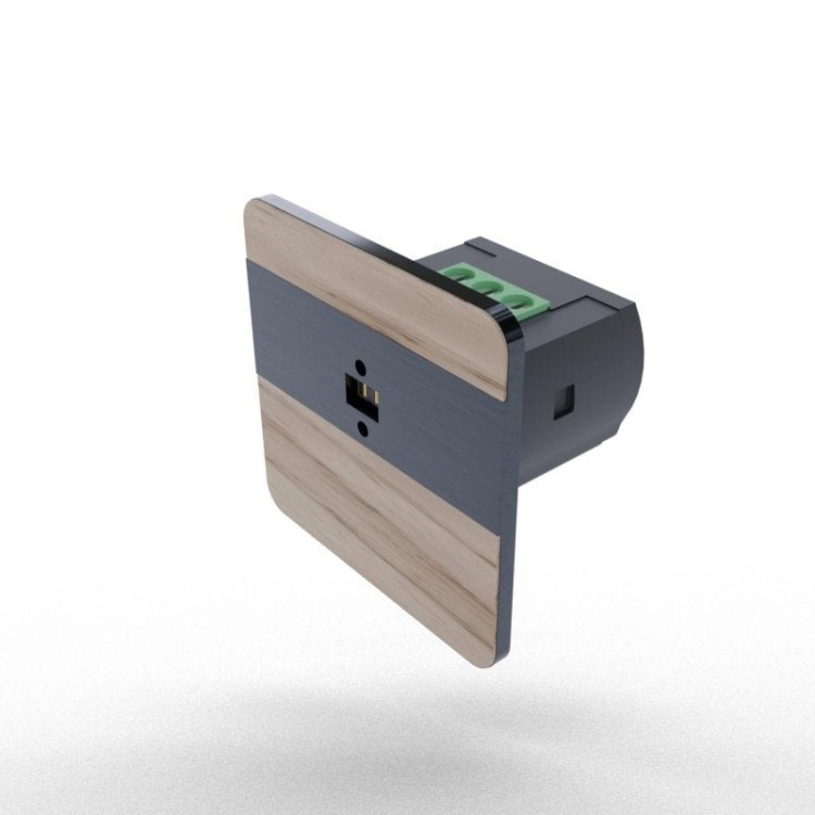 Laserowy czujnik odległości DRL-12, czujnik ruchu, jesion-antracyt DRL-12-29 F&F