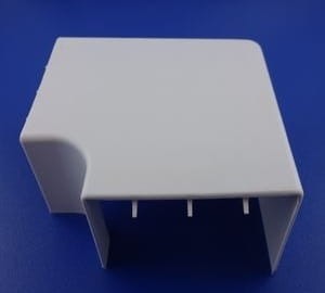 Łącznik kątowy LK9060 15012 Elmark PP 90x60 do KU9060 kanału elektroinstalacyjnego 90 stopni biały