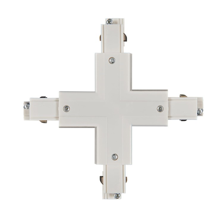 Łącznik 'X' ZEWNĘTRZNY BIAŁY do LED NEXTRACK NTTLXZB Kobi