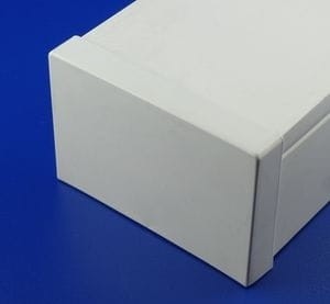 Zakończenie Z4040 15407 Elmark PP 40x40 Z40x40 do LA4040 listwy kanału elektroinstalacyjnego białe