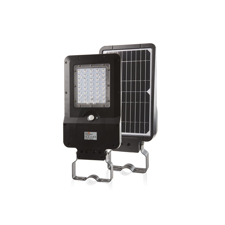 Lampa uliczna parkingowa solarna z czujnikiem ruchu i zmierzchu SOLAR LED STREET 15W Kobi KFNSU15NB 1600lm parkowa z akumulatorem barwa neutralna