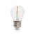Żarówka dekoracyjna Filament LED FMB 1,3W E27 CB 360 Line KAFMBE271WCB Kobi 3000K dedykowana do girlandy girland ogrodowych ekonomiczna wewnętrzna i zewnętrzna mała kulka mini globe wymienna barwa ciepła ciepłobiała