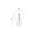 Żarówka dekoracyjna Filament LED FMB 1,3W E27 CB 360 Line KAFMBE271WCB Kobi 3000K dedykowana do girlandy girland ogrodowych ekonomiczna wewnętrzna i zewnętrzna mała kulka mini globe wymienna barwa ciepła ciepłobiała