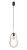 Lampa sufitowa wisząca Industrialna Loft PEAR M 8672 NOWODVORSKI Lighting oświetleniowa żyrandol nowoczesna szklana bańka gruszka ze złotym Premium