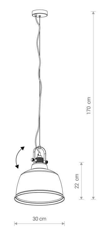 Lampa sufitowa wisząca Industrialna Loft AMALFI L GOLD 8381 Zwis NOWODVORSKI Lighting oświetleniowa żyrandol nowoczesna szklana metalizowana mosiądz ze złotym Premium