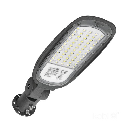 Lampa oprawa uliczna parkingowa LED VESPA 60W barwa NEUTRALNA KFVA60NBAS Kobi parkowa latarnia przemysłowa