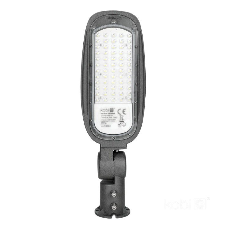 Lampa oprawa uliczna parkingowa LED VESPA 60W barwa NEUTRALNA KFVA60NBAS Kobi parkowa latarnia przemysłowa