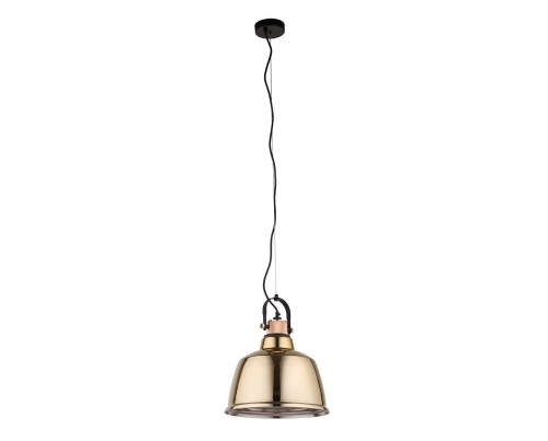 Lampa sufitowa wisząca Industrialna Loft AMALFI L GOLD 8381 Zwis NOWODVORSKI Lighting oświetleniowa żyrandol nowoczesna szklana metalizowana mosiądz ze złotym Premium