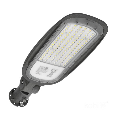 Lampa oprawa uliczna parkingowa LED VESPA 100W barwa NEUTRALNA KFVA100NBAS Kobi parkowa latarnia przemysłowa