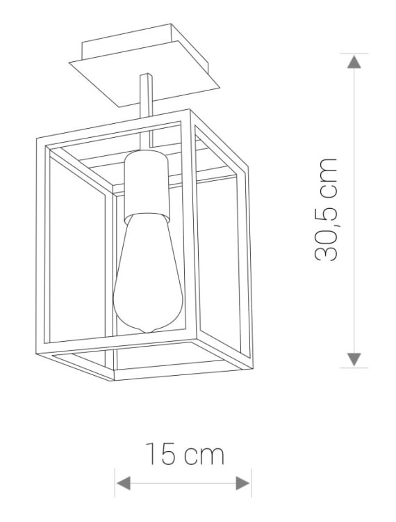 Lampa sufitowa wisząca Industrialna Loft CRATE I 9045 NOWODVORSKI Lighting E27 nowoczesna oprawa oświetleniowa metalowa czarna pojedynczy Premium