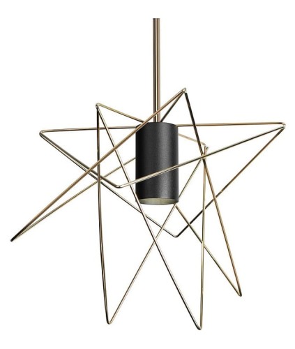 Klosz Industrialny Loft CAMELEON GSTAR GOLD/BLACK 8576 NOWODVORSKI Lighting nowoczesny do oprawy oświetleniowej metalowy czarno-złoty pojedynczy do CAMELEON CABLE Premium