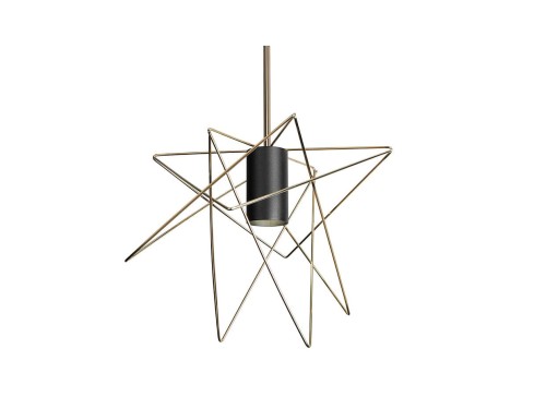 Klosz Industrialny Loft CAMELEON GSTAR GOLD/BLACK 8576 NOWODVORSKI Lighting nowoczesny do oprawy oświetleniowej metalowy czarno-złoty pojedynczy do CAMELEON CABLE Premium