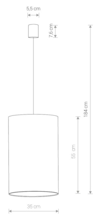 Lampa sufitowa wisząca BARREL L PINK 8444 NOWODVORSKI Lighting E27 nowoczesna oprawa oświetleniowa z wymiennym abażurem Różowy Aksamit różowa aksamitna pojedyncza żyrandol Premium