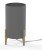 Lampa stołowa nocna stojąca ROCKET 8448 GRAY NOWODVORSKI Lighting 25cm nowoczesna biurkowa wewnętrzna szara z drewnem Premium - Outlet