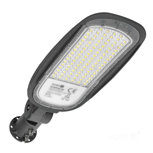 Lampa oprawa uliczna parkingowa LED VESPA PRO 100W barwa NEUTRALNA KFVP100NBAS Kobi parkowa latarnia przemysłowa