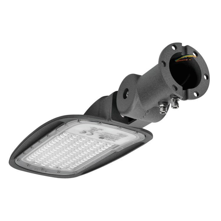 Lampa oprawa uliczna parkingowa LED VESPA PRO 100W barwa NEUTRALNA KFVP100NBAS Kobi parkowa latarnia przemysłowa