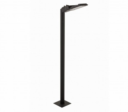 Lampa zewnętrzna Latarnia stojąca PATHWAY LED S 9420 NOWODVORSKI Lighting 24W nowoczesna oprawa oświetleniowa ogrodowa parkingowa parkowa uliczna masztowa czarna pojedyncza Inspiracje Premium